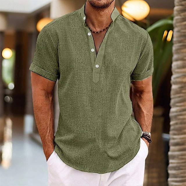 Luka | Textured Popover Shirt