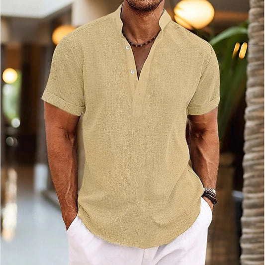 Luka | Textured Popover Shirt