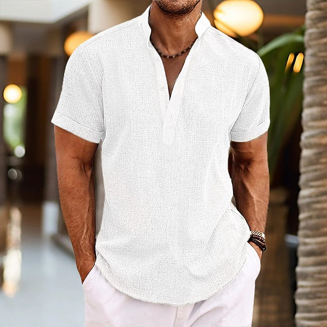 Luka | Textured Popover Shirt