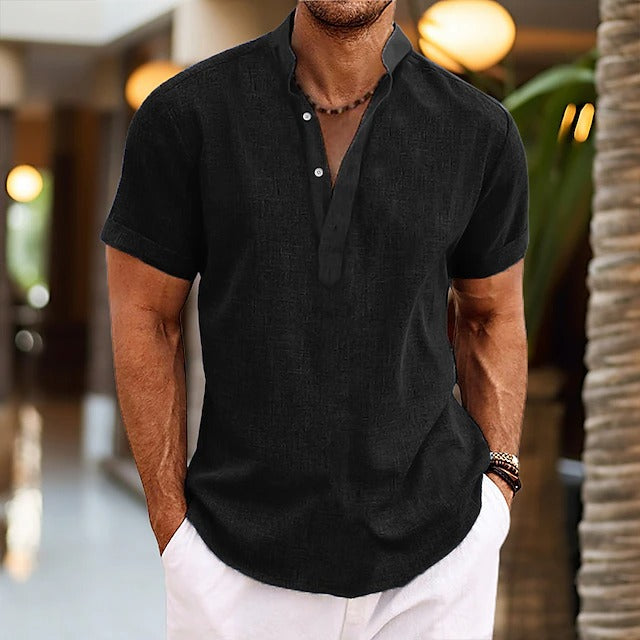 Luka | Textured Popover Shirt