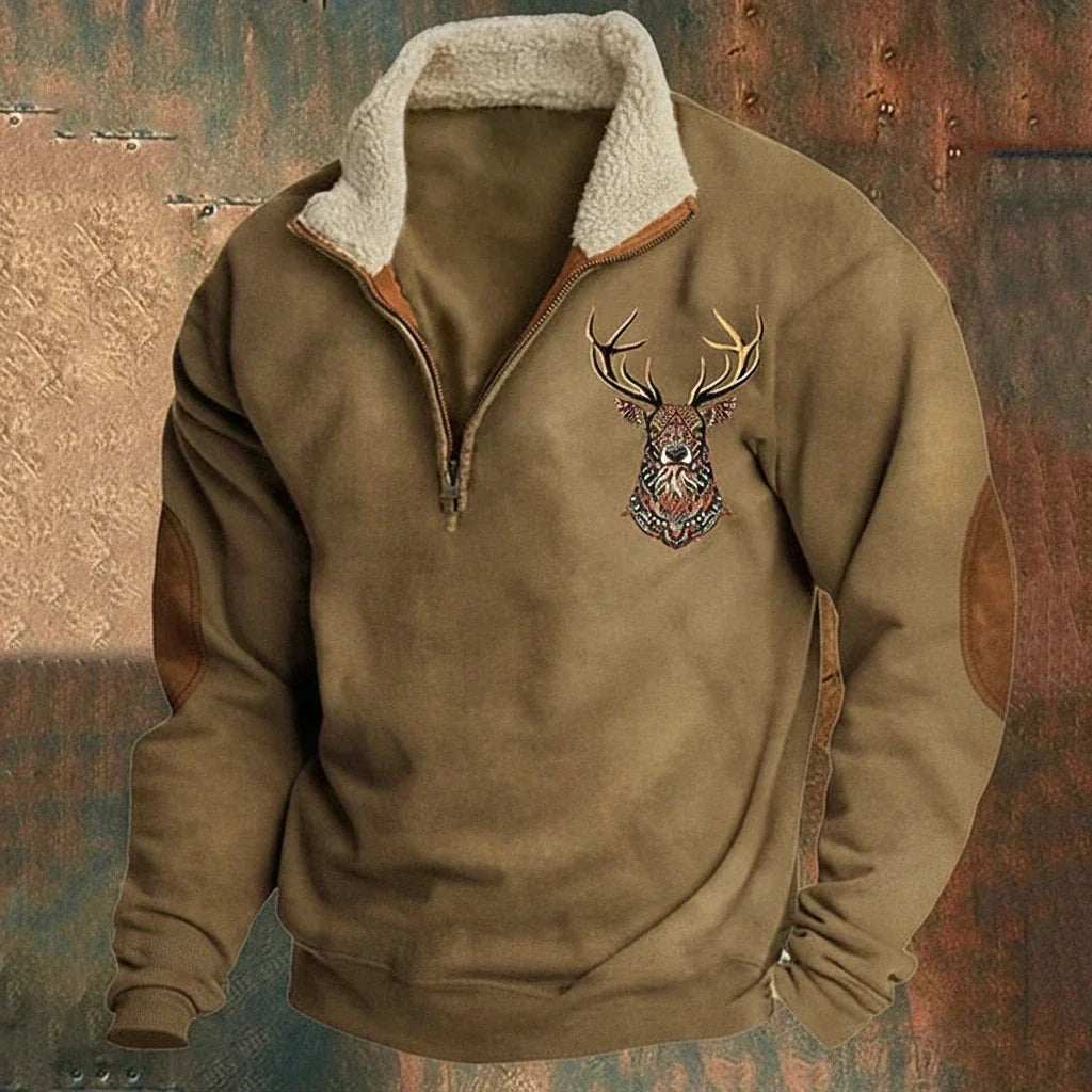 Joel | Nordic Stag Sweater