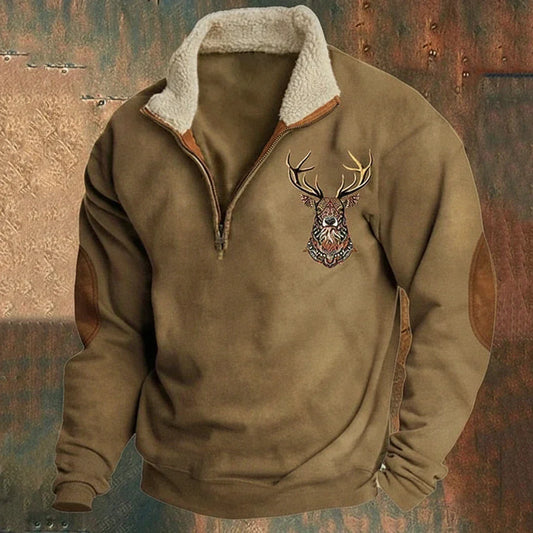 Joel | Nordic Stag Sweater