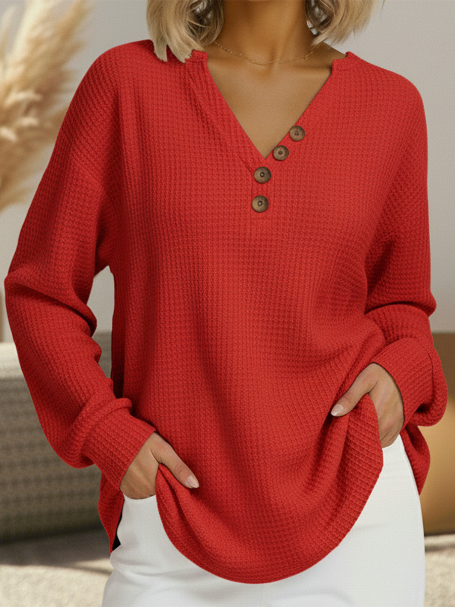 Siggy | Trendy Button Top
