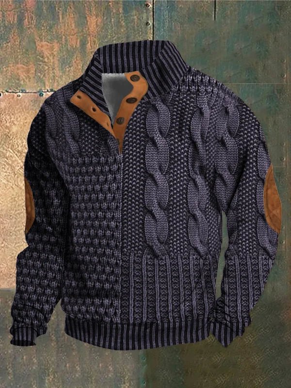Jaxon | Men’s Vintage Pattern Sweater