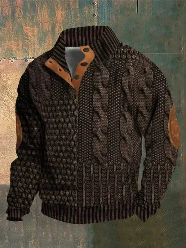 Jaxon | Men’s Vintage Pattern Sweater