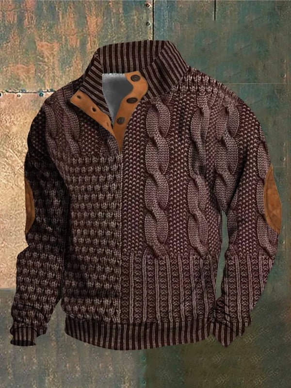 Jaxon | Men’s Vintage Pattern Sweater