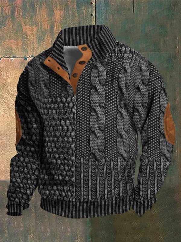 Jaxon | Men’s Vintage Pattern Sweater