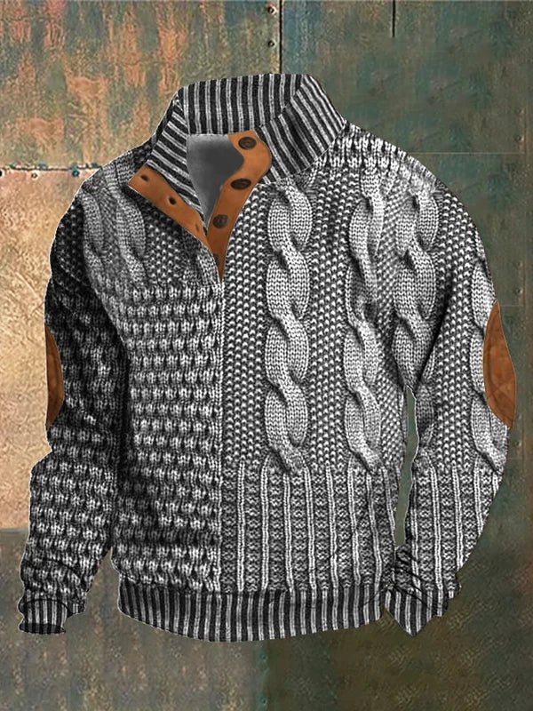 Jaxon | Men’s Vintage Pattern Sweater