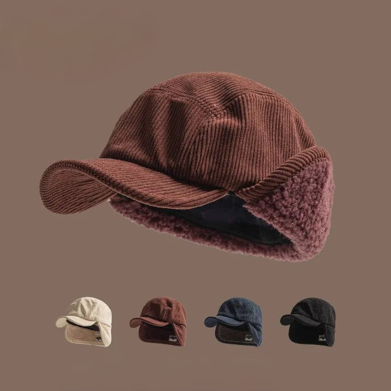 Morgan | Ribbed Earflap Winter Cap