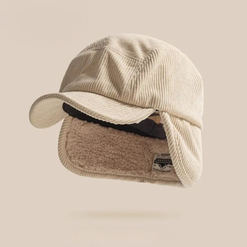 Morgan | Ribbed Earflap Winter Cap