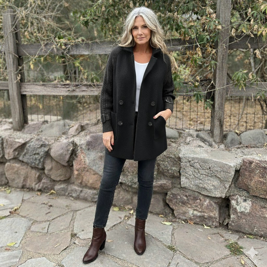 Meggie | Mid-Length Double-Breasted Coat